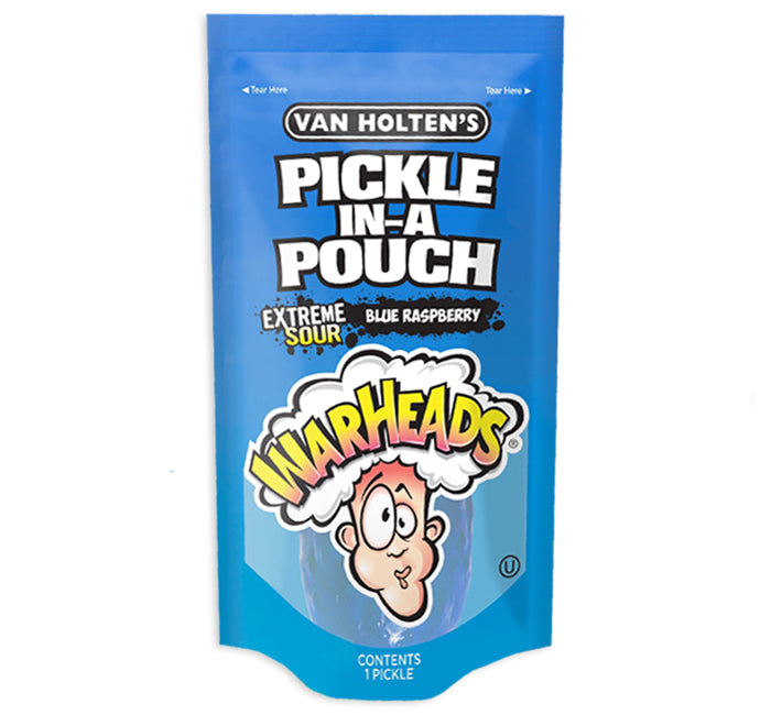 Van Holten's Warheads Extreme Sour Blue Raspberry X 12 Units