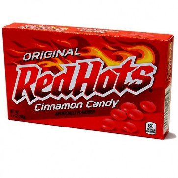 Theater Box Ferrara Pan Red Hots 6oz X 12 Units - CandyStation