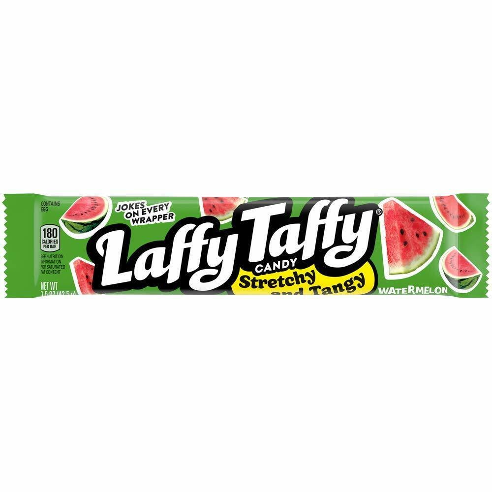 Wonka Laffy Taffy Watermelon 24 Units - CandyStation