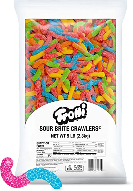 Ferrara Bulk Trolli Sour Brite Crawlers 5lb