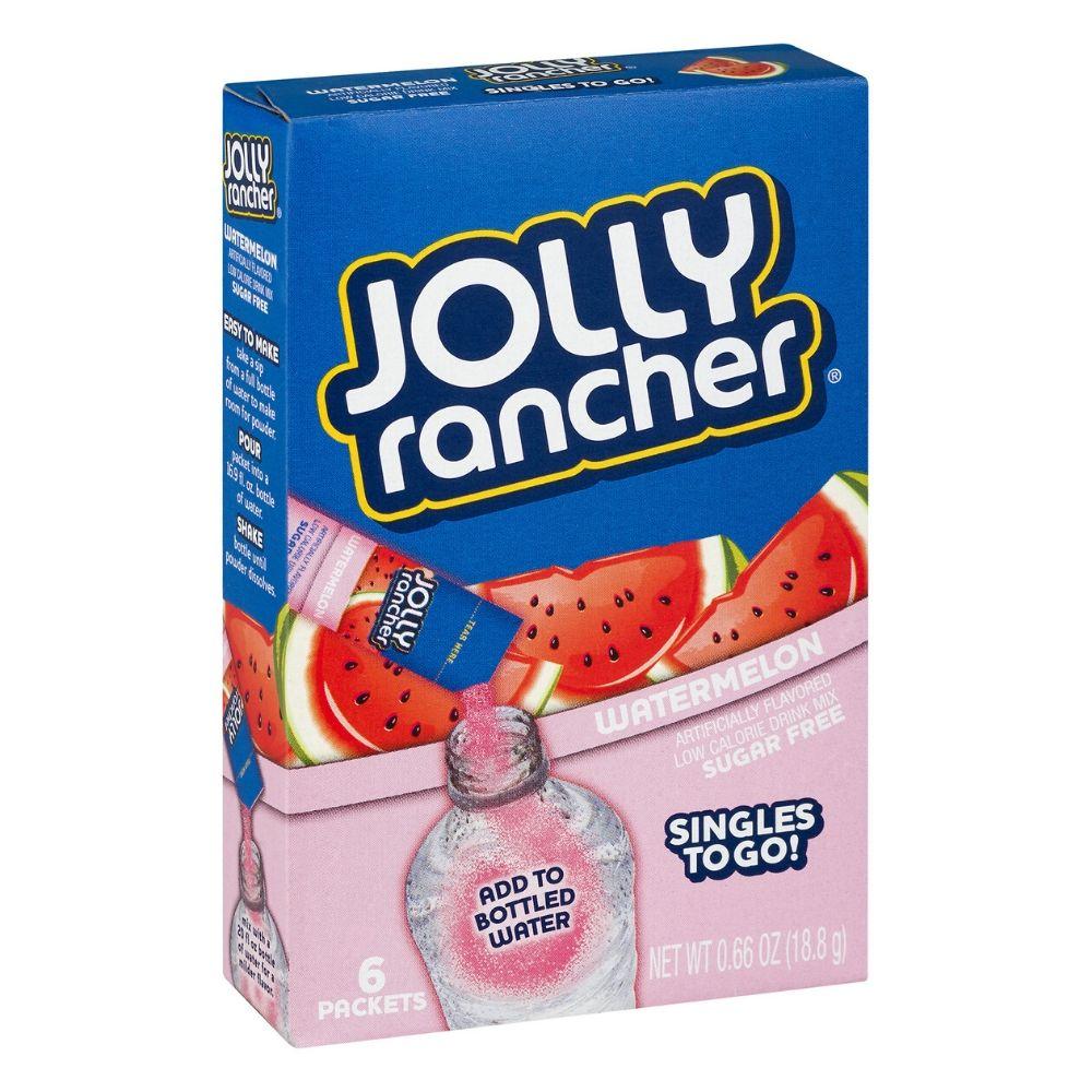 Singles to Go - Jolly Rancher - Watermelon (6 Pack) X 12 Units - CandyStation