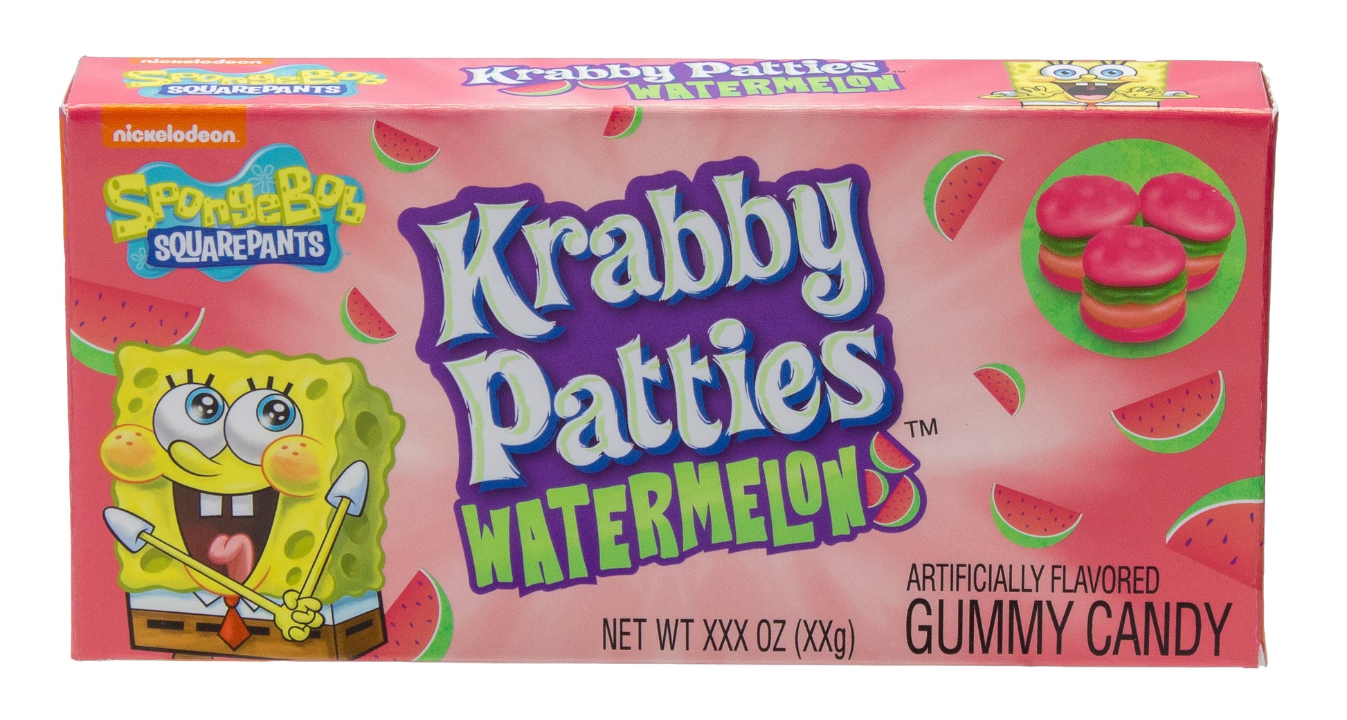 FRANKFORD SPONGEBOB GUMMY KRABBY PATTIES WATERMELON THEATER BOX