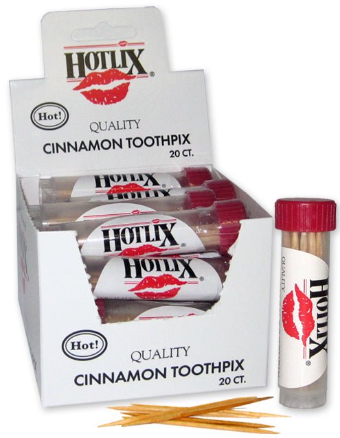 Hotlix Toothpix Cinnamon 20 Units - CandyStation