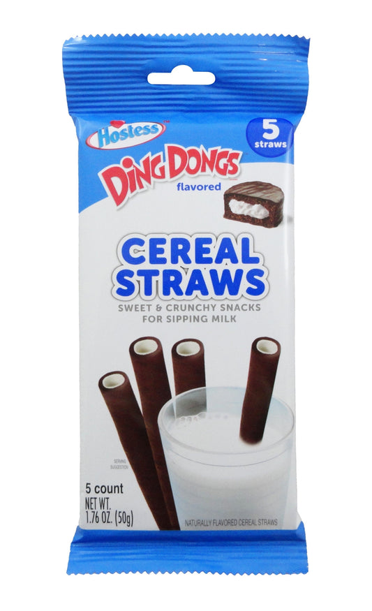 Ding Dongs Cereal Straws 5pcs 1.76oz X 13 Units