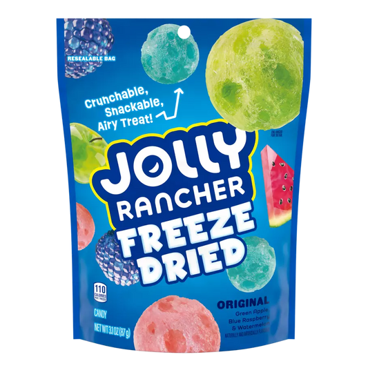 Jolly Rancher Freeze Dried Candy Pouch 3.1oz X 8 Units