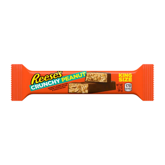 Reese Crunchy Peanut - King Size Bar 3.2oz X 18 Units