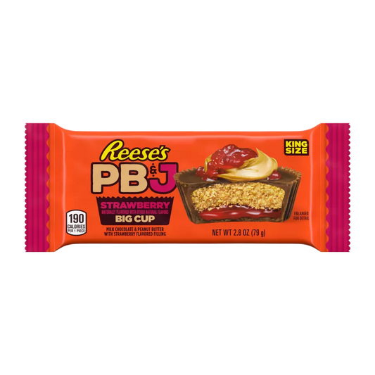 Reese's PB&J Strawberry King Size 2.8oz X 16 Units