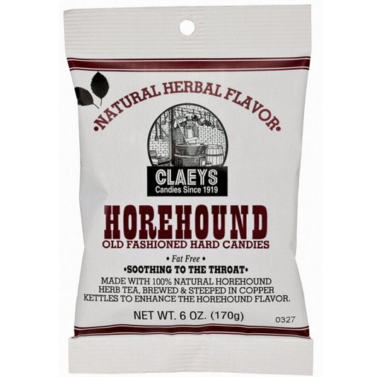 Claeys Old Fashioned Hard Candies - Horehound 6oz X 24 Units - CandyStation