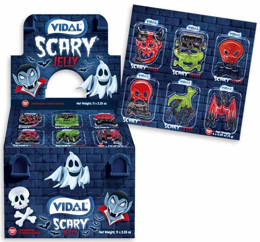 Halloween - Vidal Monster Gummi 6-Pack X 11 Units