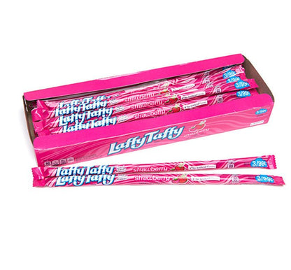 Wonka Laffy Taffy Rope - Strawberry Pre - Priced X 24 Units - CandyStation