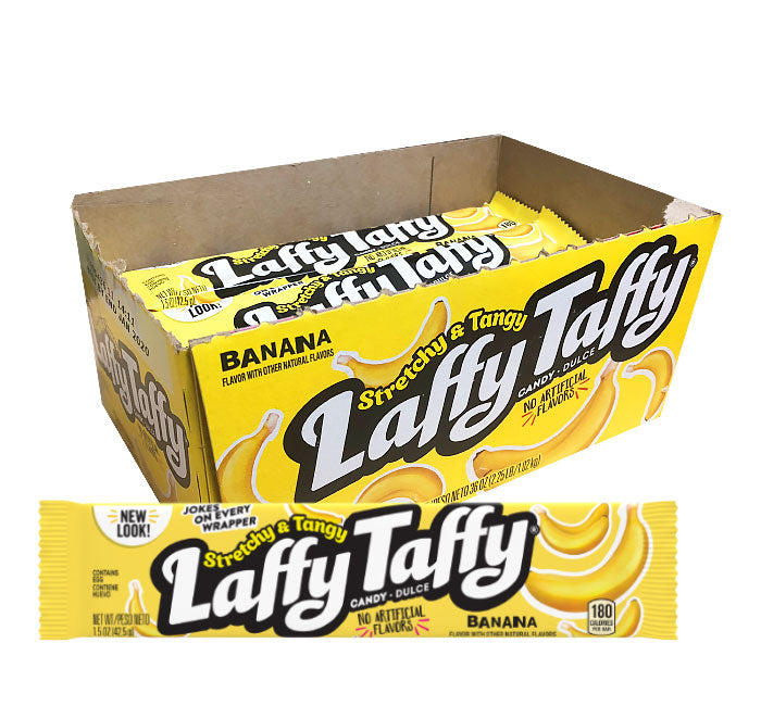 Wonka Laffy Taffy Banana 1.5oz X 24 Units