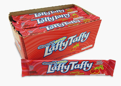 Wonka Laffy Taffy Cherry 1.5oz X 24 Units - CandyStation