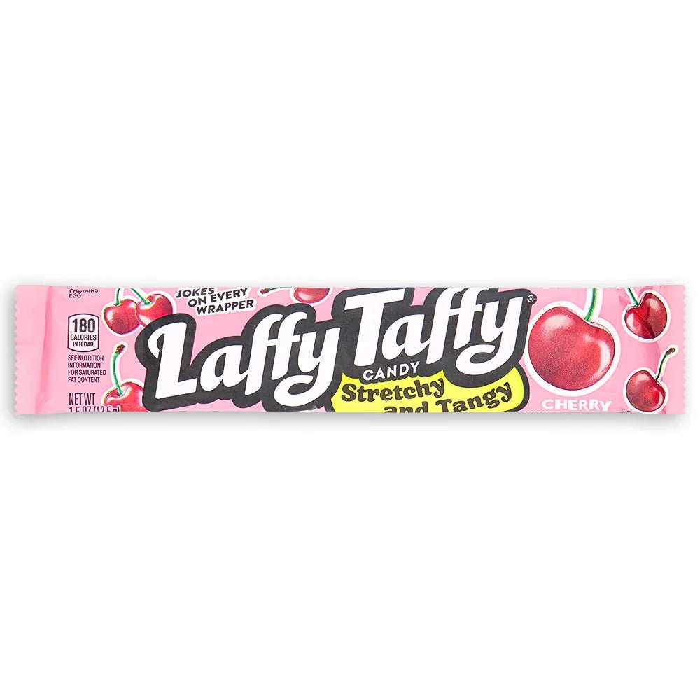Wonka Laffy Taffy Cherry 1.5oz X 24 Units - CandyStation