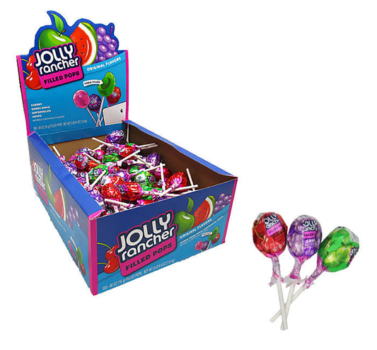 JOLLY RANCHER FRUIT CHEW FILLED POPS 