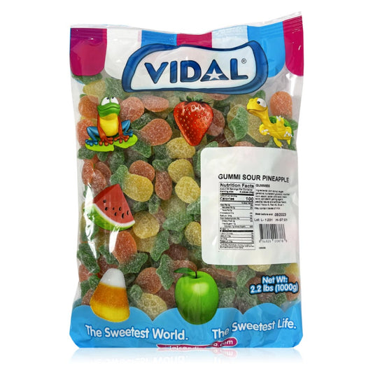 Bulk - Vidal Sour Pineapple 2.2lb X 1 Unit