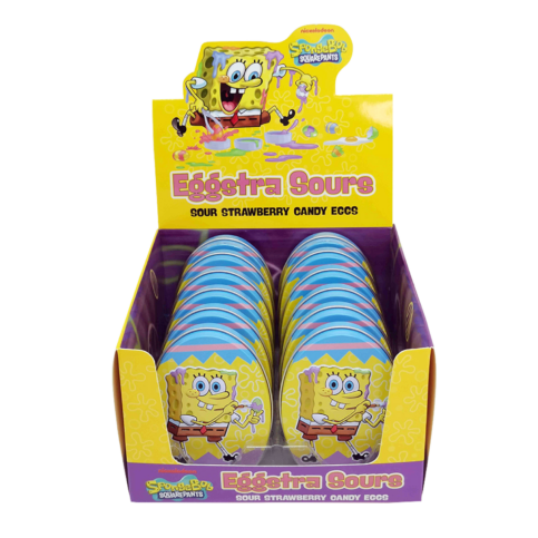Easter - Boston America Spongebob Eggstra Sweet Tin  X 12 Units