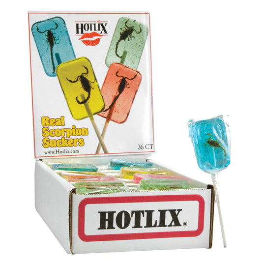 Hotlix Scorpion Suckers Astd 36 Units