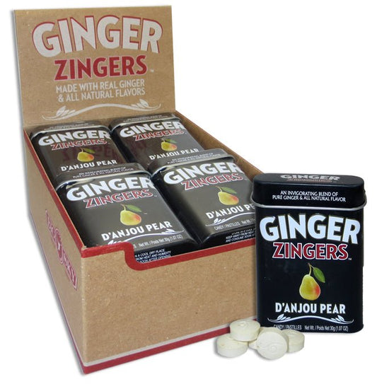 Ginger Delights Tin - D'anjou Pear X 12 Units - CandyStation