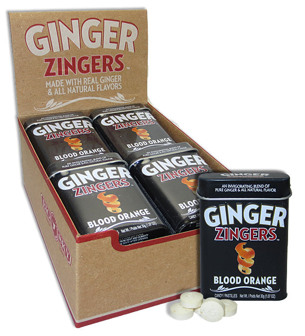 GINGER DELIGHTS TIN - BLOOD ORANGE