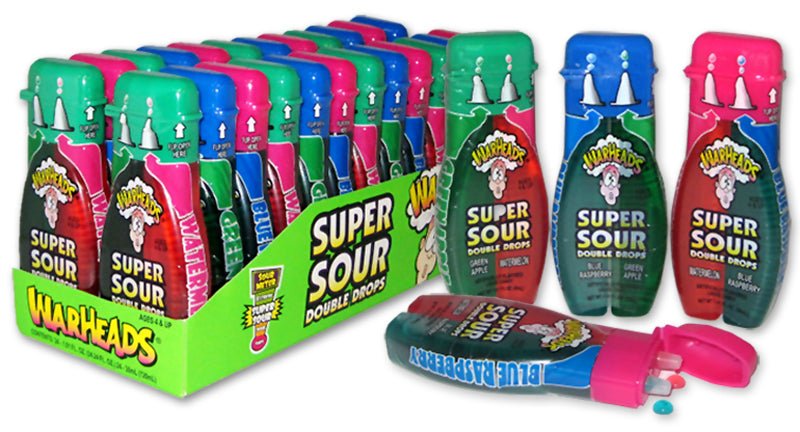 Warheads Double Drops Liquid X 24 Units - CandyStation