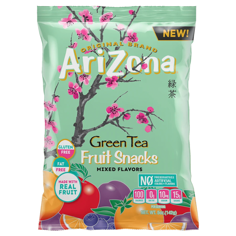 ARIZONA GREEN TEA FRUIT SNACKS - MIXED FLAVORS