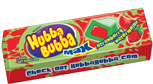 HUBBA BUBBA MAX WATERMELON STRAWBERRY