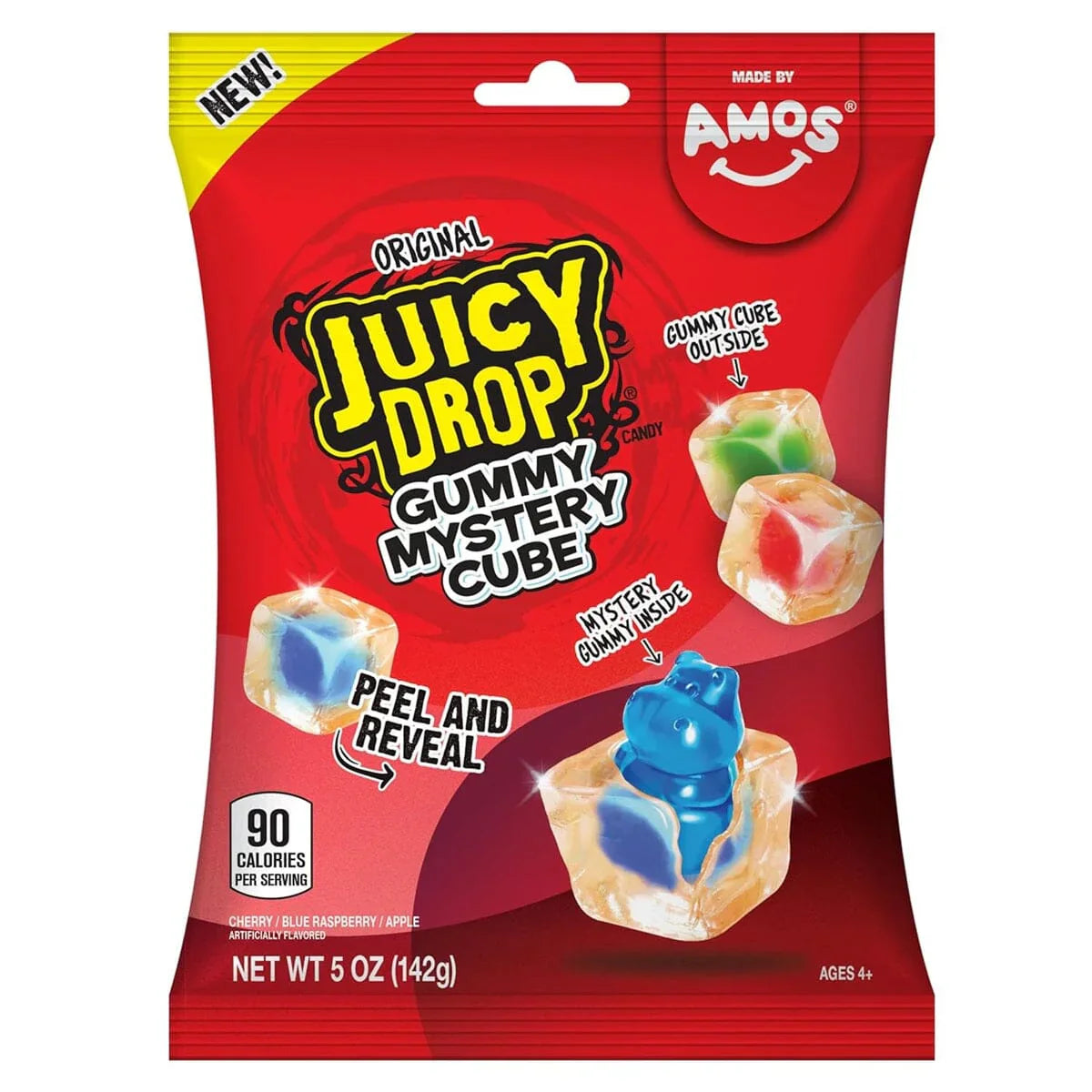 Juicy Drop Gummy Mystery Cube Original 5oz X 12 Units