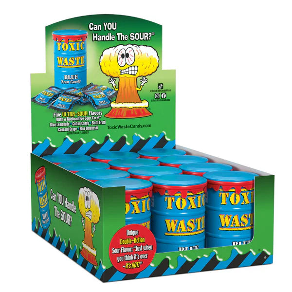 Toxic Waste Blue Drums 1.7oz X 12 Units