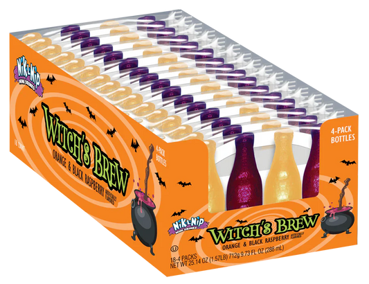 Halloween - Nik-L-Nip Witch's Brew Mini Drinks 1.39oz X 18 Units
