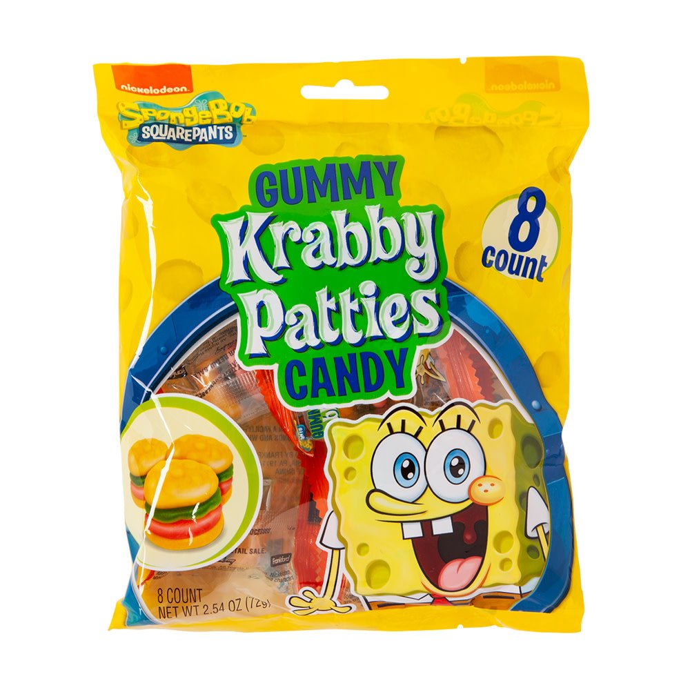Frankford Spongebob Gummy Krabby Patties Peg Bags 2.54oz X 12 Units - CandyStation