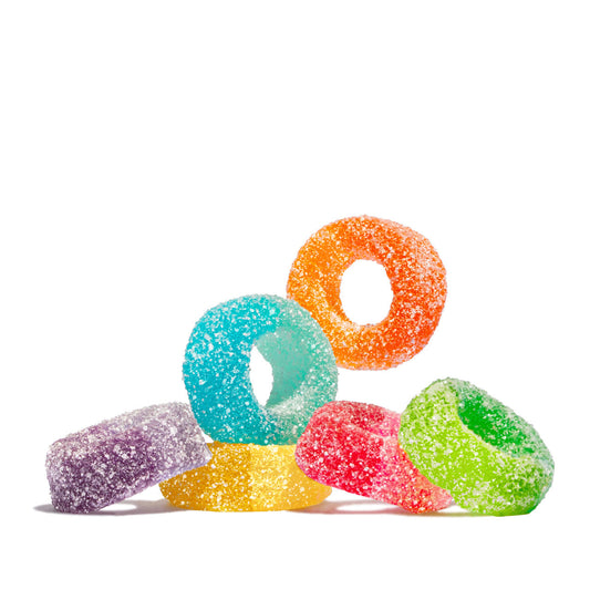 Bulk Albanese Sour Mini Pucke Rings 5lb X 1 Unit