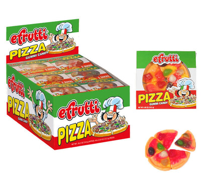 EFRUTTI GUMMI PIZZA (WRAPPED) UNPACKED 