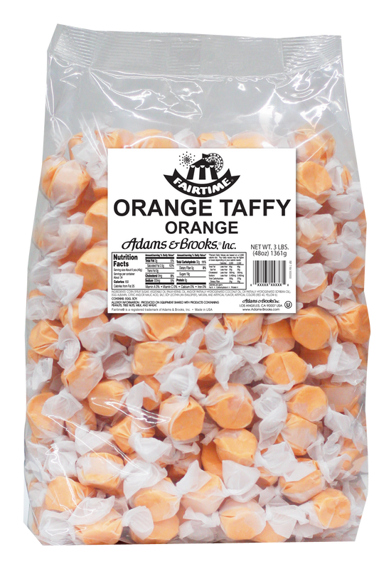 Adams & Brooks Taffy - Orange 3lb X 1 Unit