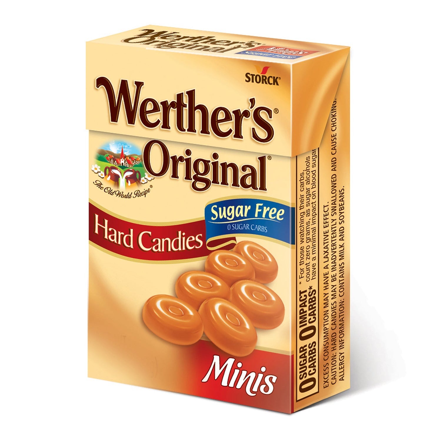 SUGAR FREE STORK WERTHER ORIGINAL MINIS UPRIGHT SINGLE 