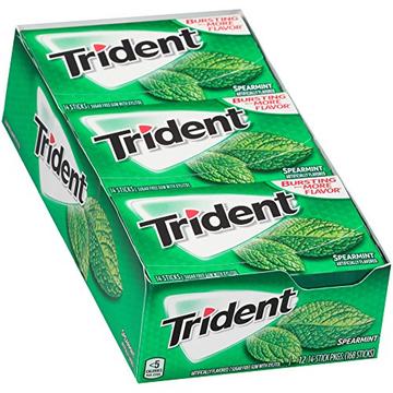 TRIDENT VALUE PACK SPEARMINT BOX