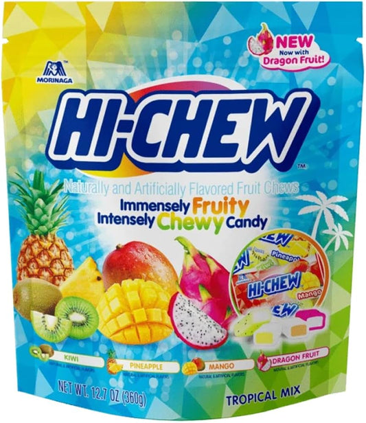 Hi-Chew Tropical Mix Peg Bags 12.7oz X 4 Units