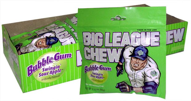 Big League Chew Sour Apple 12 Units - CandyStation
