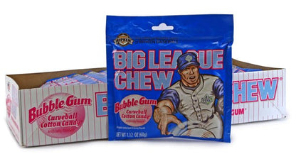 Big League Chew Cotton Candy 12 Units - CandyStation