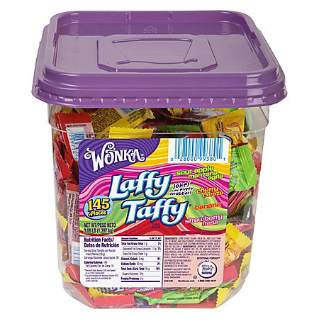 WONKA LAFFY TAFFY ASSORTED TUB 