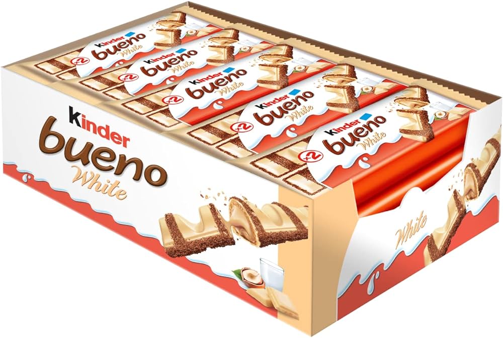 UK Kinder Bueno White 39g X 20 Units