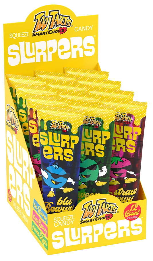 Too Tarts - Slurpers Squeeze Candy - Sweet 4oz X 12 Units