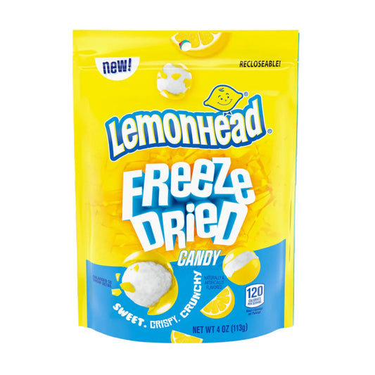 Lemonhead Freeze Dried Candy Pouch 4oz X 8 Units