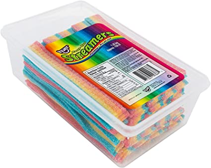 Huer - Rainbow Sour Streamers 1.35 Kg (150 Ct)