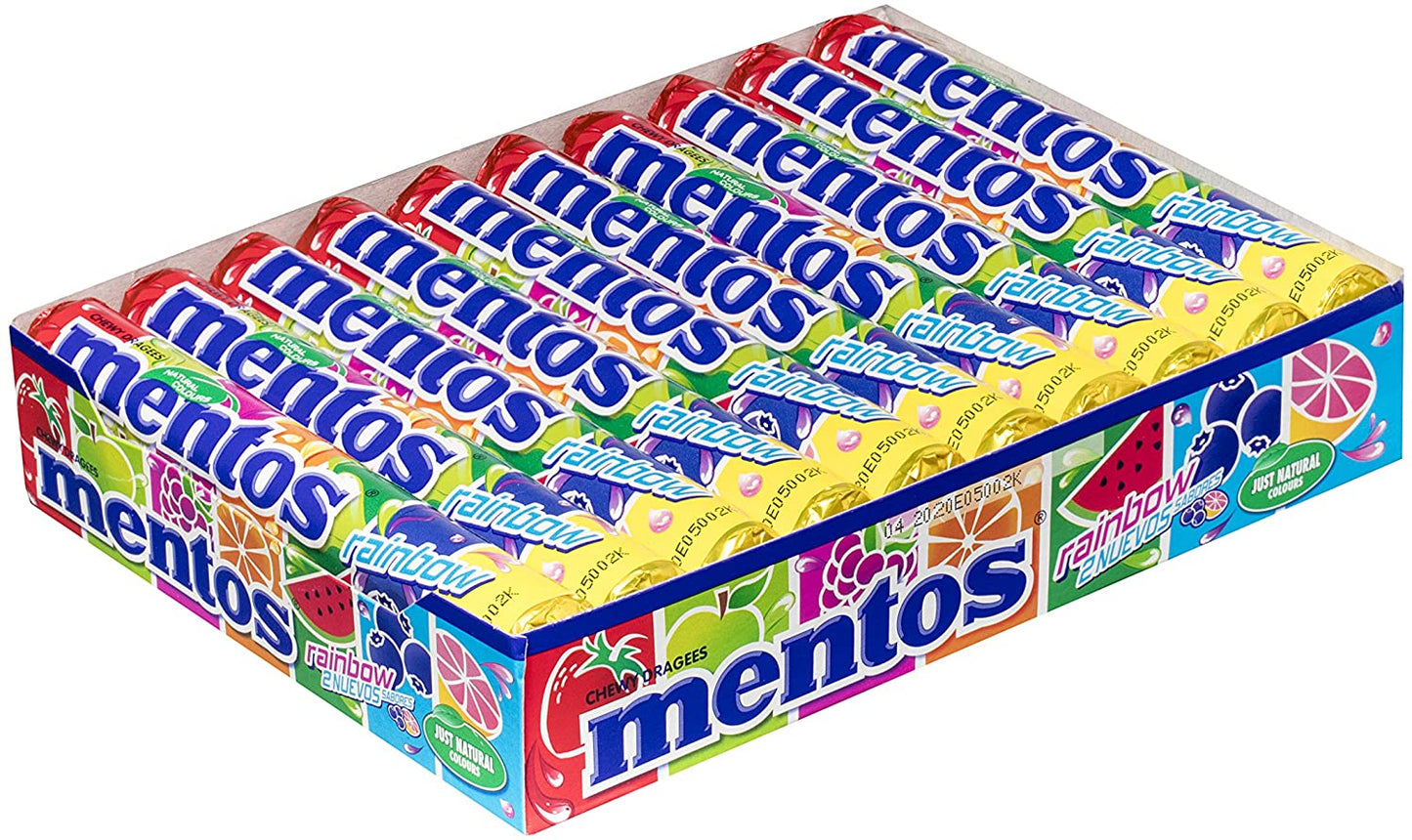 Mentos Rainbow 38g X 20 Units