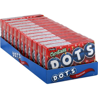 Xmas - Tootsie Holiday Dots Theatre Box 6oz X 12 Units