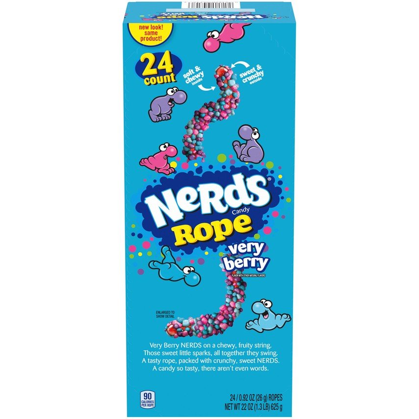 Wonka Nerds Rope Very Berry X 24 Units - CandyStation