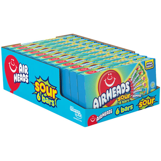 Airheads Sours Theater Box 3.3oz X 12 Units