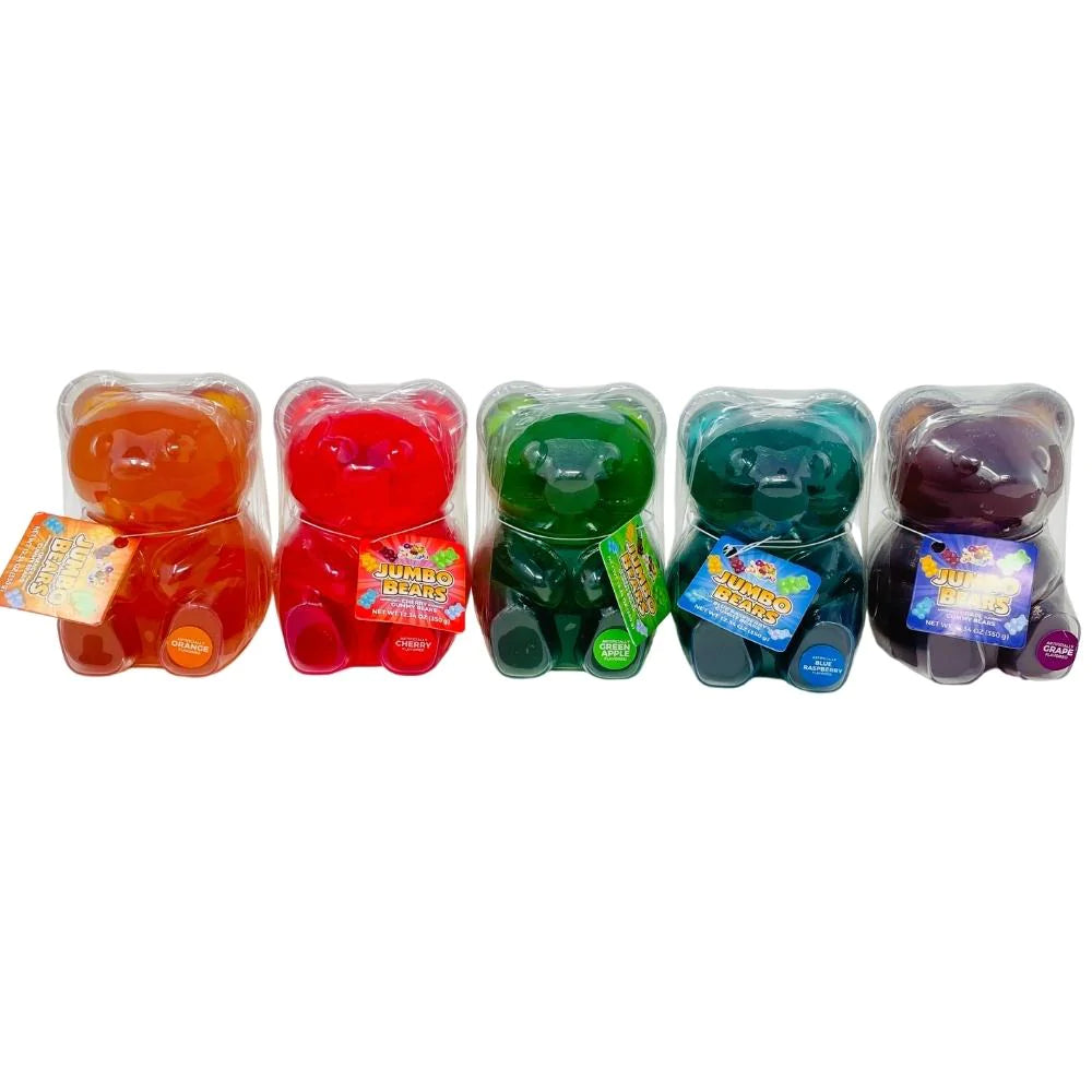 Albert's Giant Gummy Bear Assorted 12oz X 12 Units