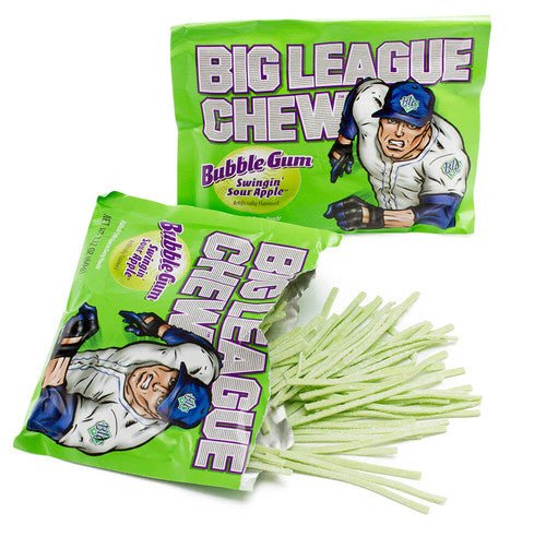 Big League Chew Sour Apple 12 Units - CandyStation