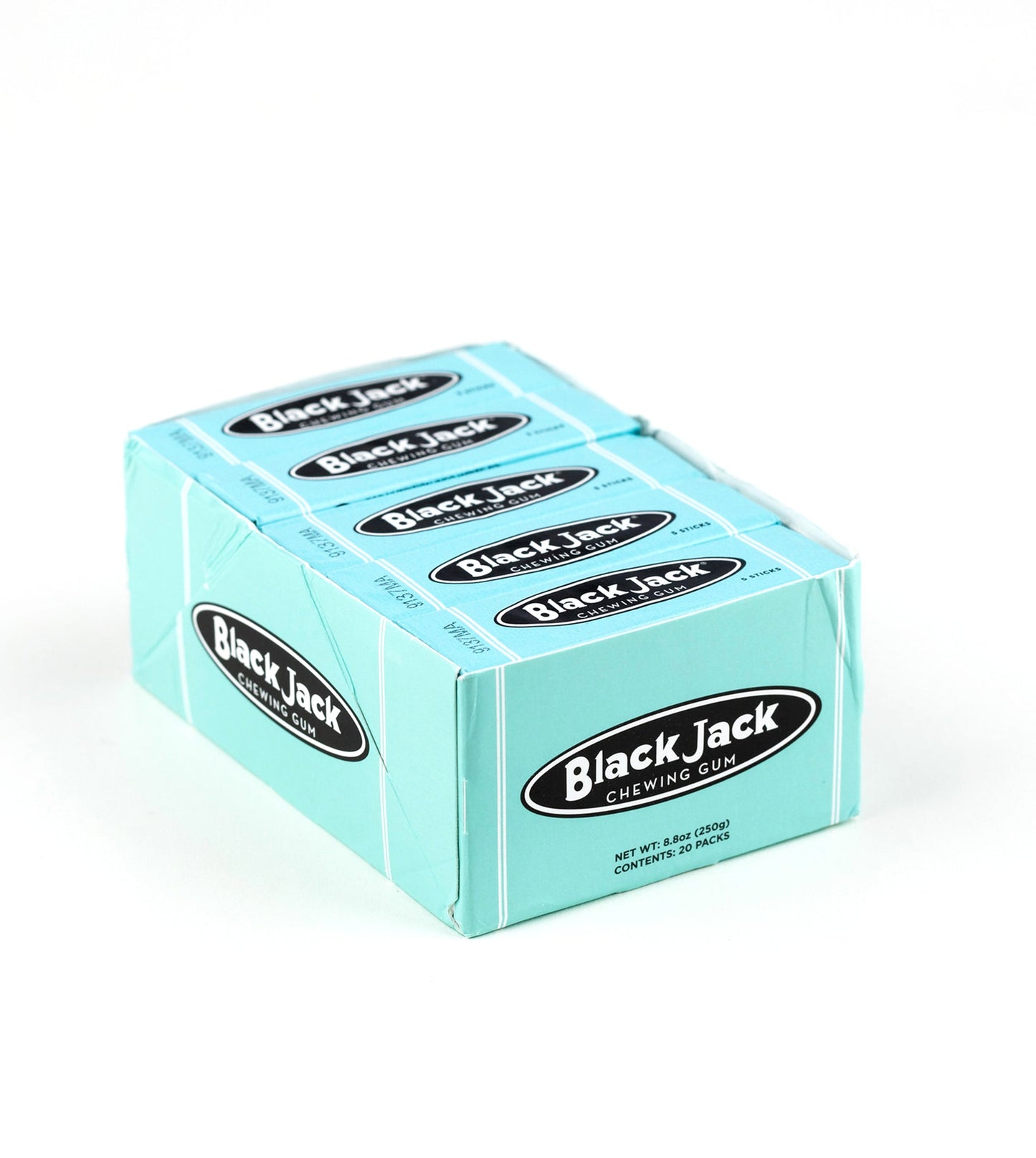 Nostalgic Black Jack Gum 5 Pc X 20 Units